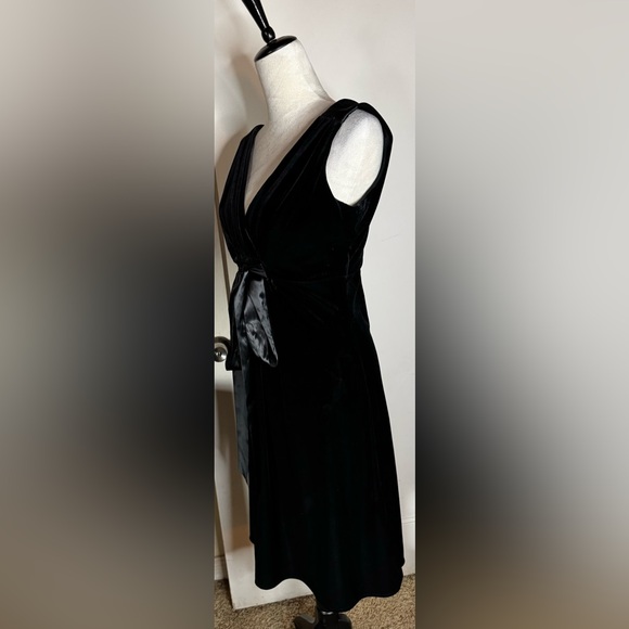 Vintage 90’s y2k Scarlett Nite Velvet Cocktail Dress Plunging Neck gilmore girls - Picture 4 of 9